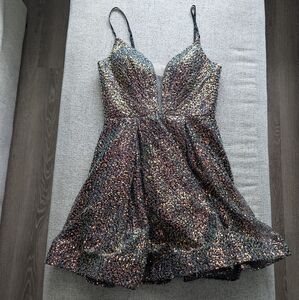 Sparkly Sequin mini dress